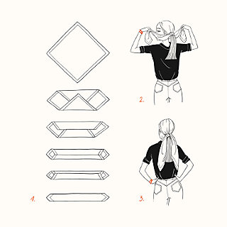 Selle des Steppes wash scarf 90 | Hermès Australia